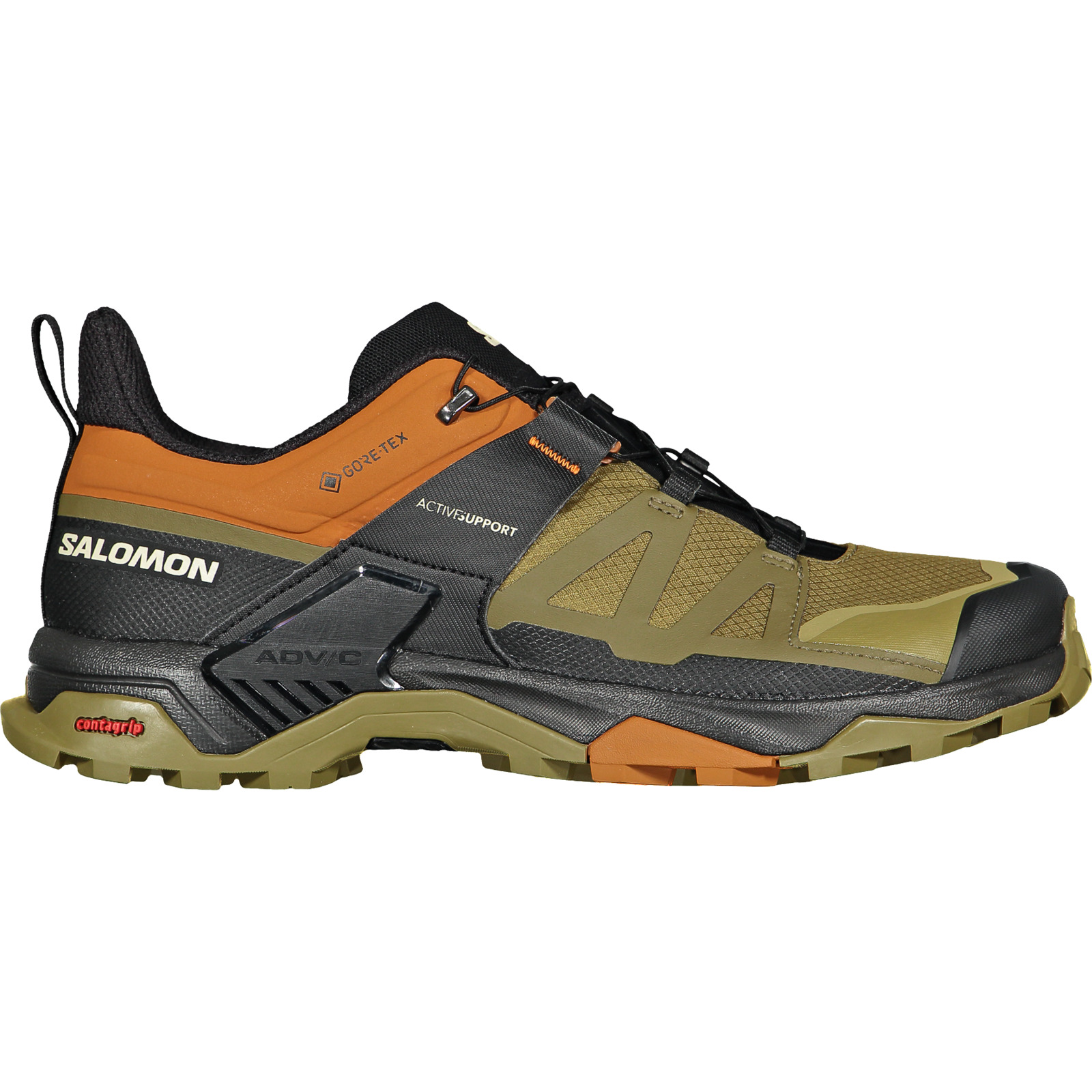 Salomon Herren-Trekkingschuh X ULTRA 4 GTX olive, 43 1/3