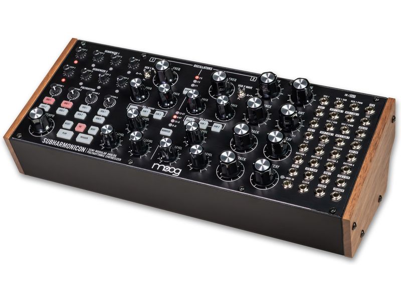 Moog Synthesizer Subharmonicon Semimodularer analoger Polyrhythmussynthesizer