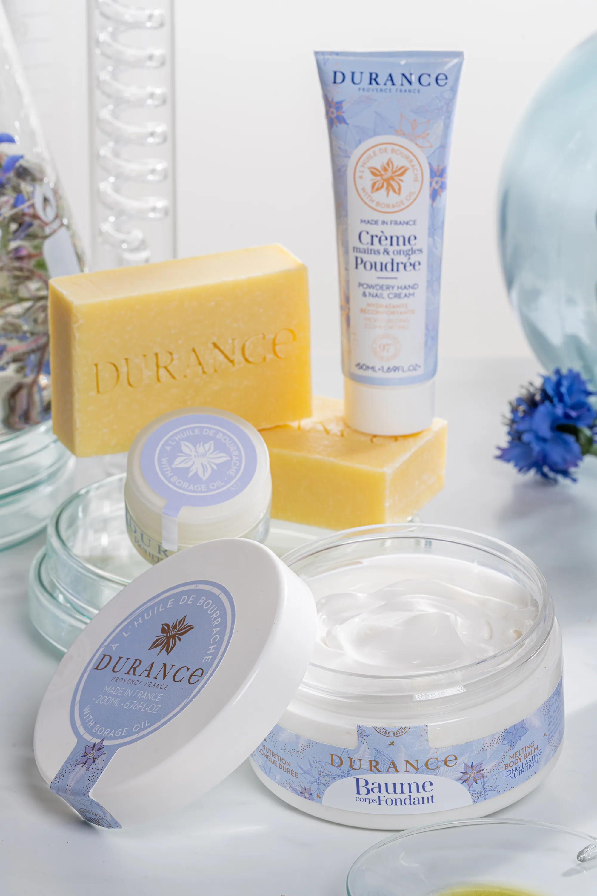Durance Savon solide en huile à la bourrache-100 g