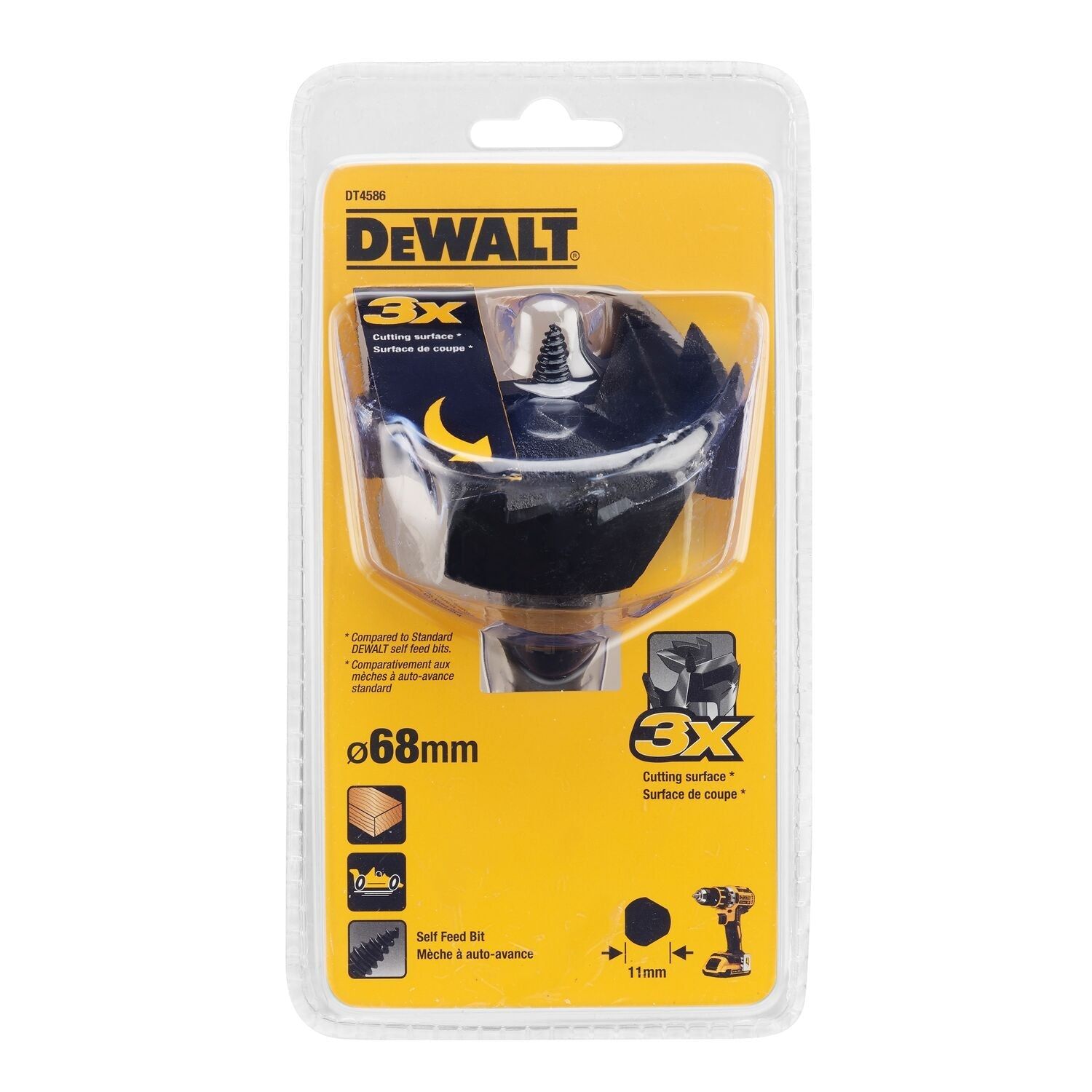 DeWALT DT4586 Cilinderkopboor 68mm
