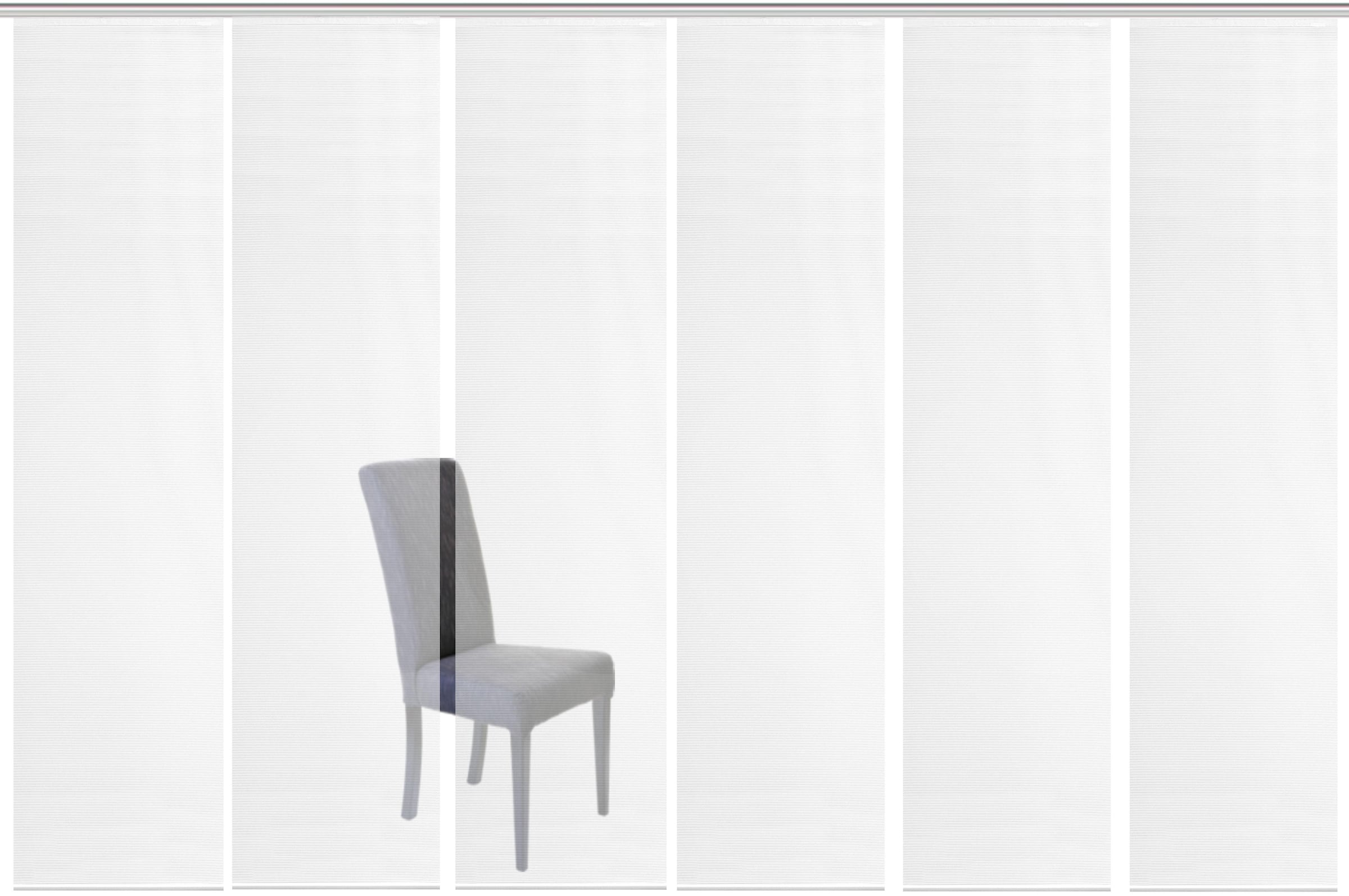 Vision S Schiebegardine »6ER SET ROM« Paneelwagen 6 Stk. tlg. HxB: 260x60, Schiebevorhang 6er Set Uni