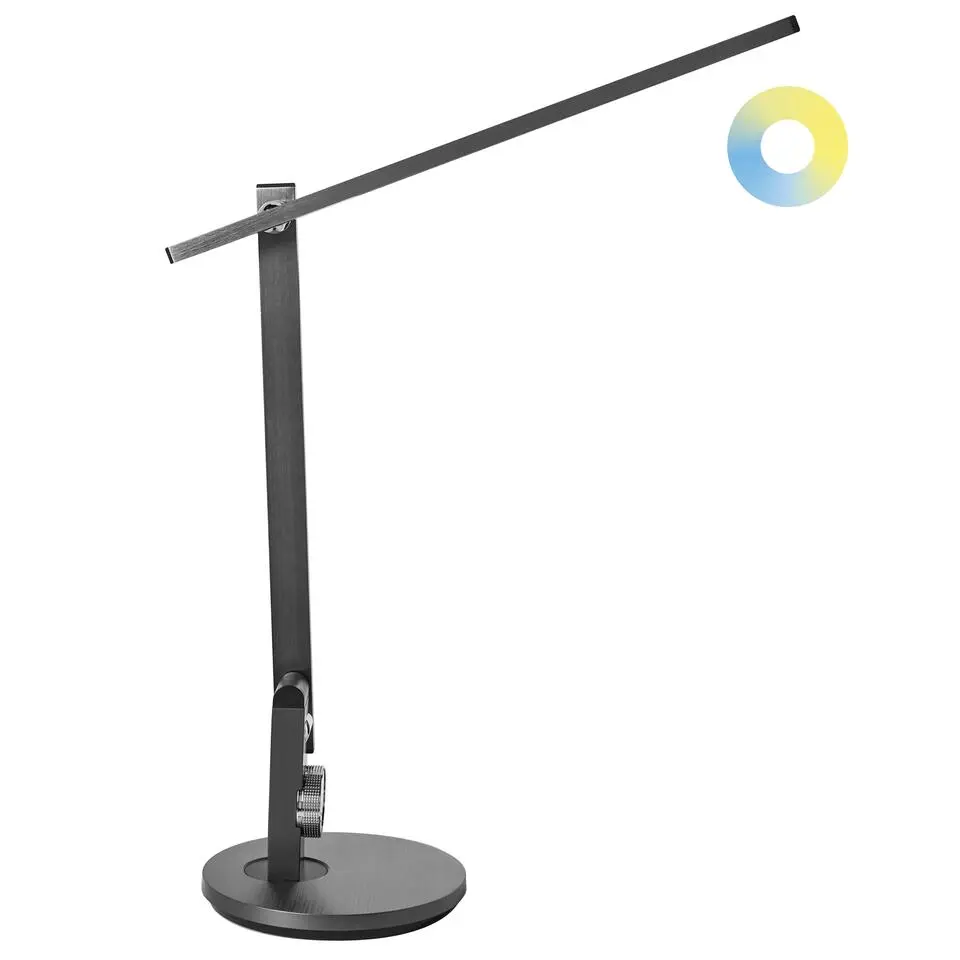 CETUS - Bureaulamp LED - Grijs - Synthetisch materiaal