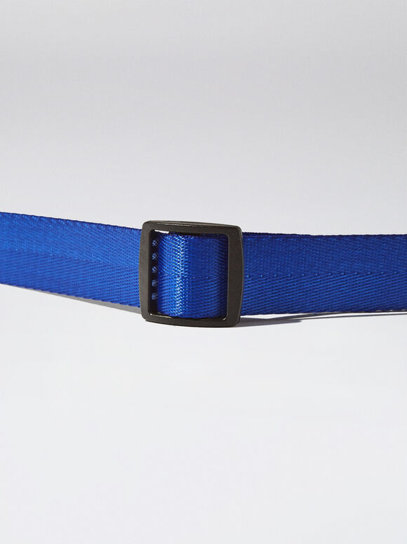 Coleira personalizável para cães - Azul