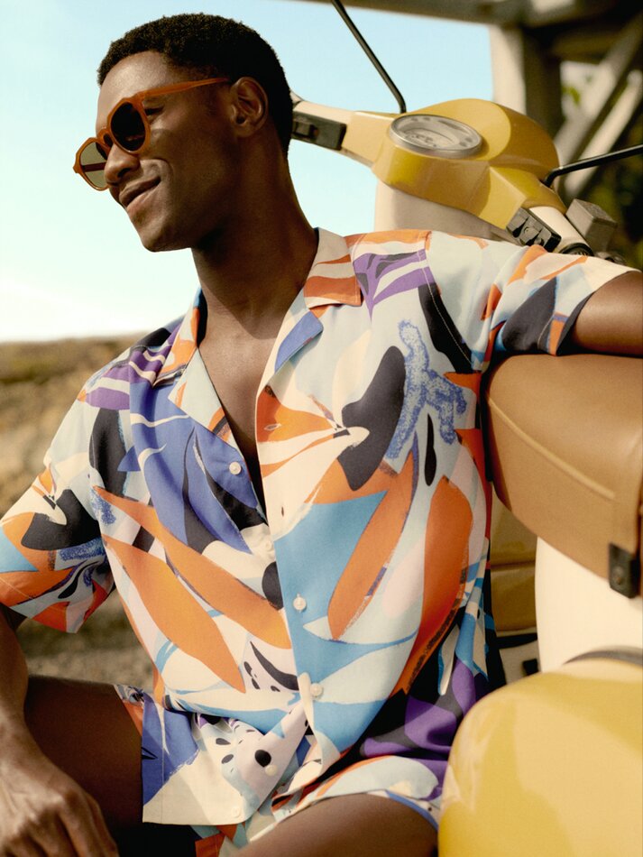 Camisa Resort - Azul Claro