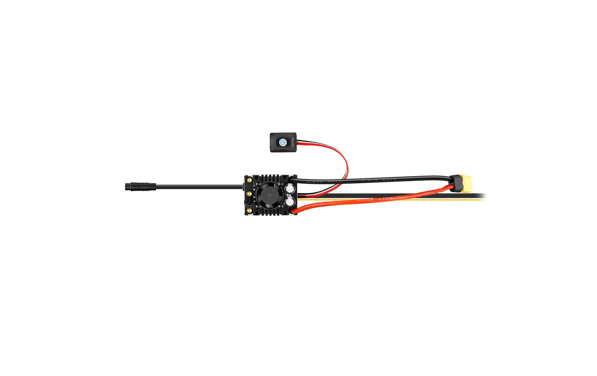 Brushless Regler Xerun AXE Plus R3 135A Sensored FOC, 2-6S<br>Brushless Sensored FOC ESC für Crawler im Massstab 1:10, 1:8 und 1:6