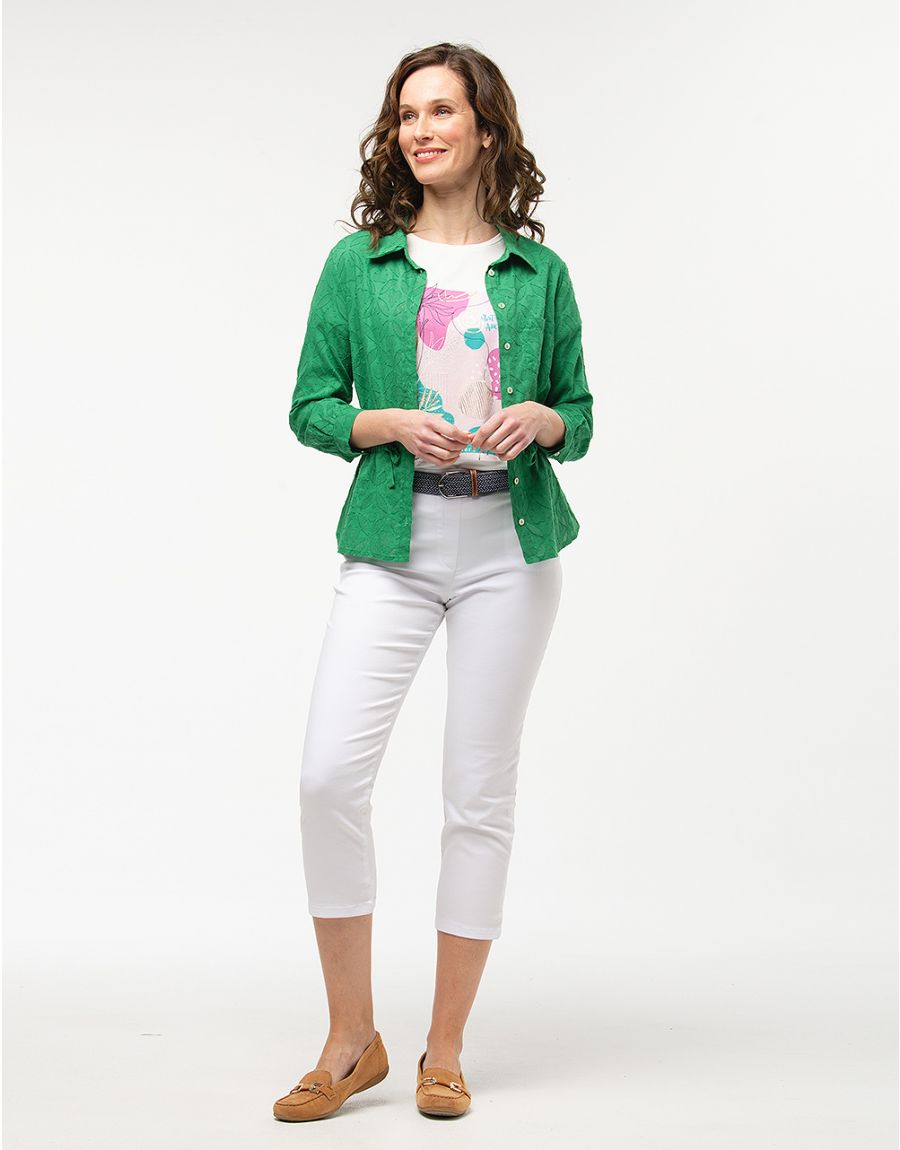 Jegging blanc stretch