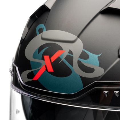Casque Dexter EROS CALAVERA - Noir
