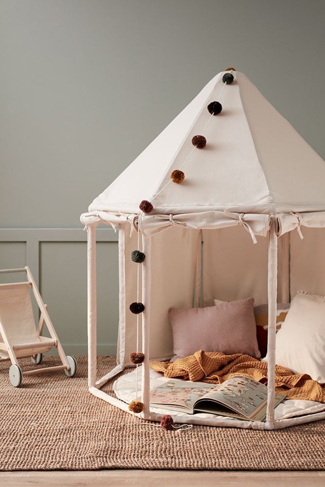 Kids Concept - Pavillion Telt - Rå-hvid