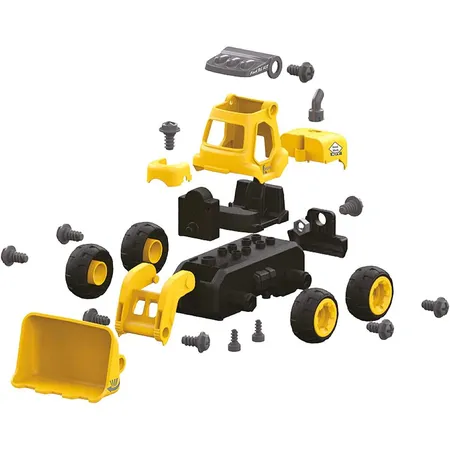 Jamara First RC Radlader Kit 27-teilig mit Akkuschrauber