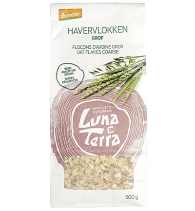 Luna E Terra Havervlokkengrof Bio (500 gr)