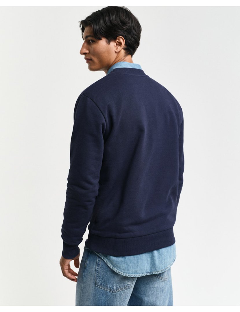 Tonal Shield Sweatshirt Blue