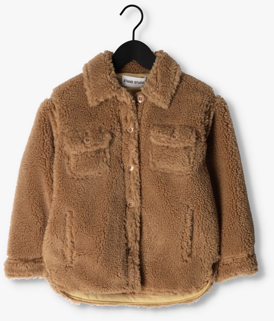 STAND STUDIO zand stand studio teddy jas sabi mini jacket
