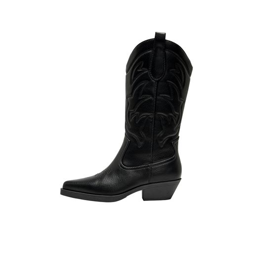 ONLY Bronco Cowboy Støvler, Black, 37