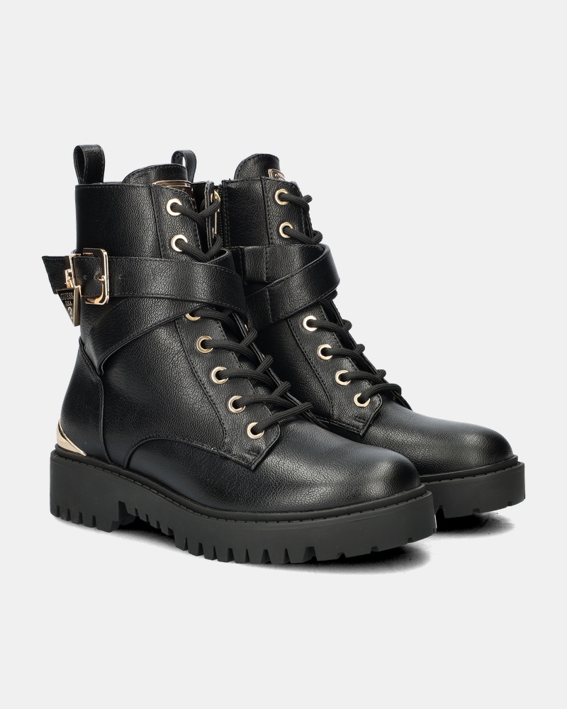 Guess Olsy Bikerboots  - zwart