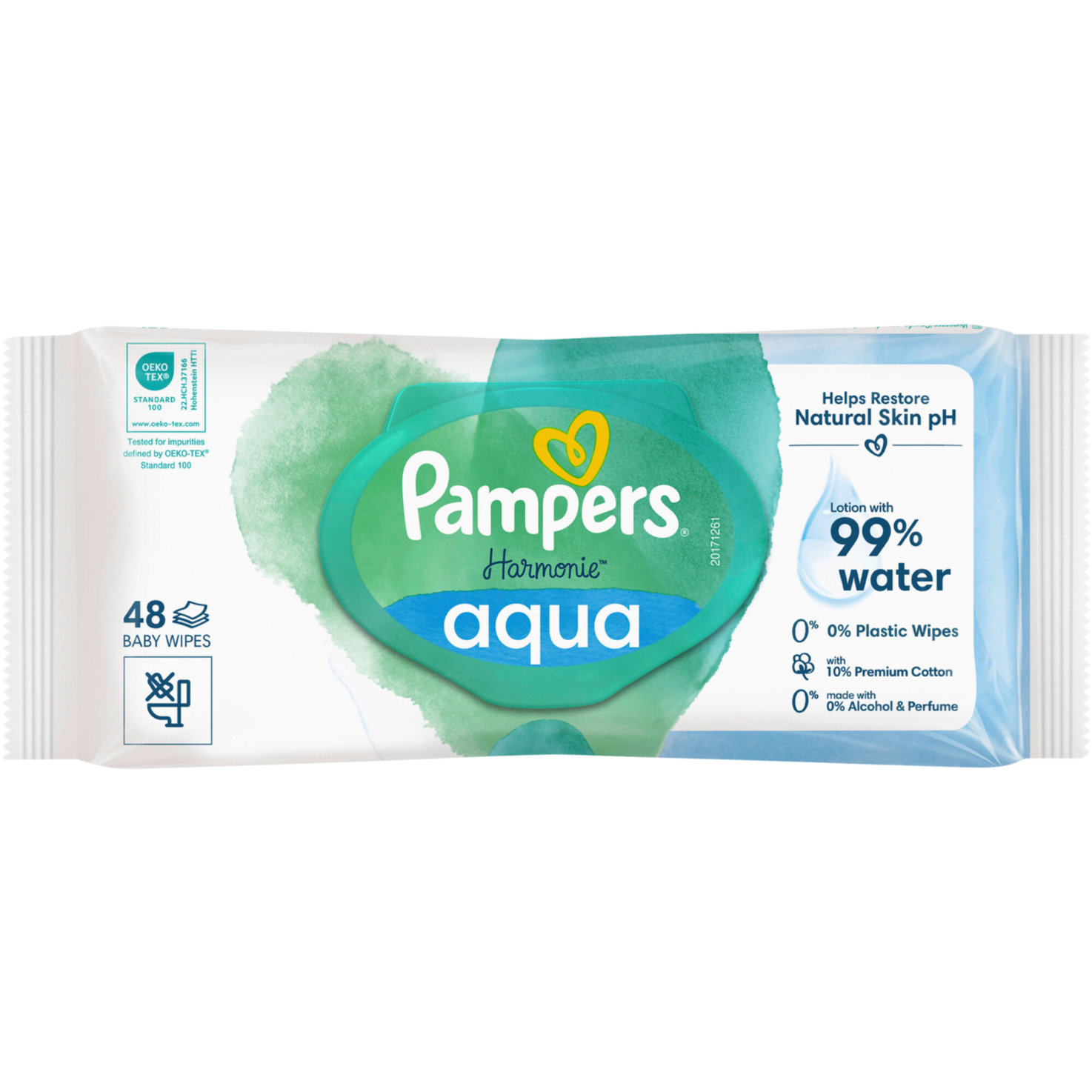 Pampers Feuchttücher Aqua 1x48 Stück