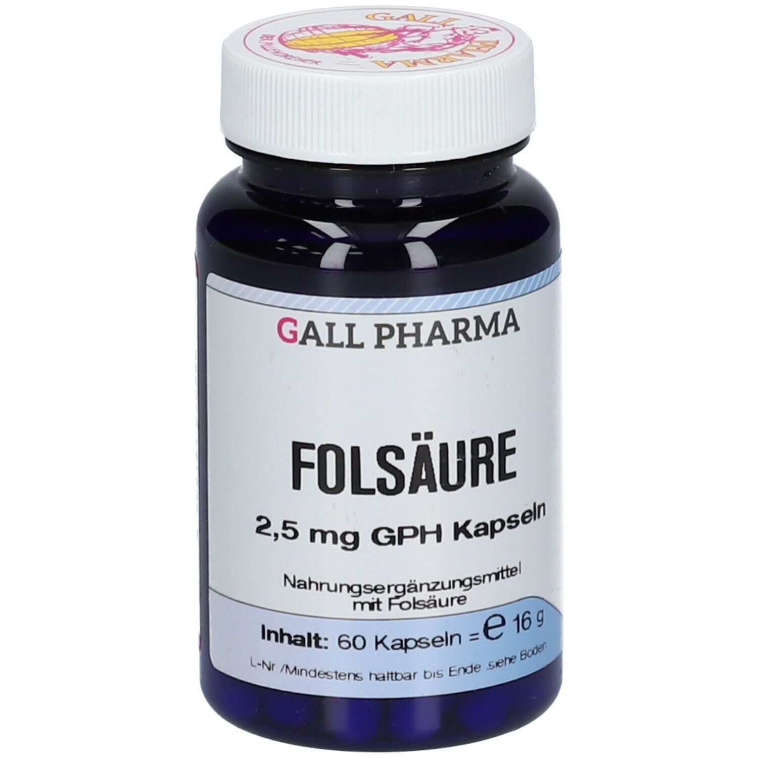 Folsäure 2,5 mg GPH Kapseln