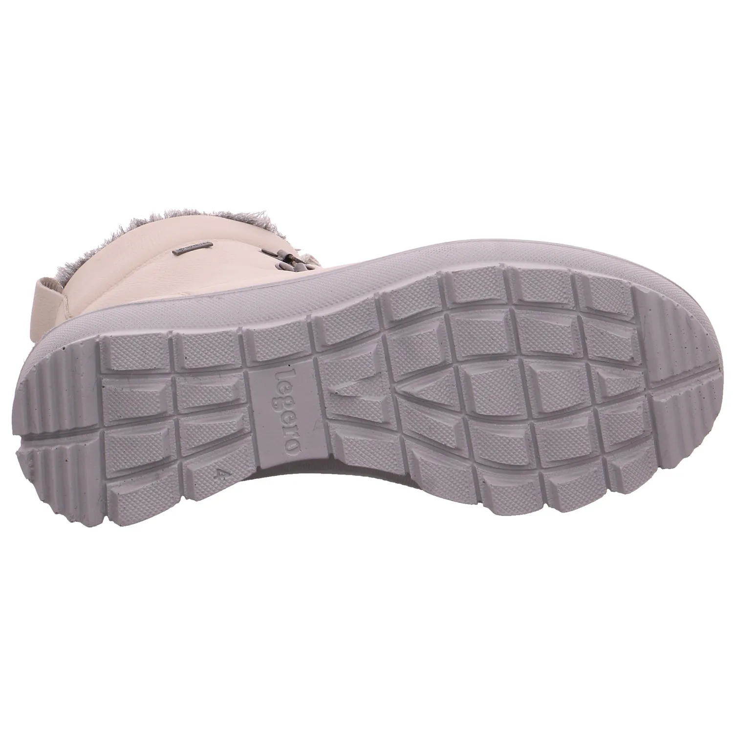 LEGERO Snowboot Offwhite Leder  mit Gore-Tex Membrane