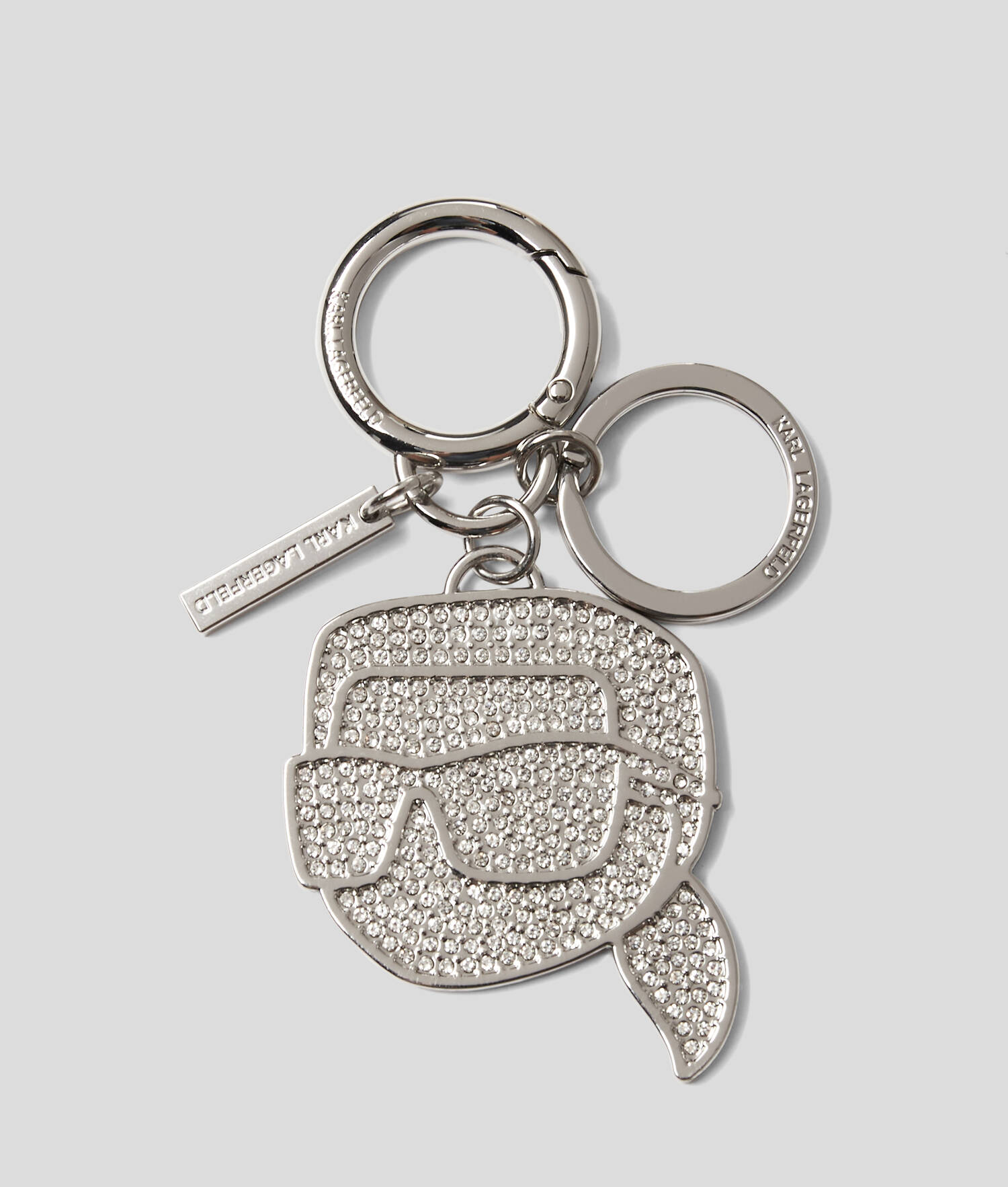 PORTE-CLÉS AVEC STRASS KARL K/IKONIK