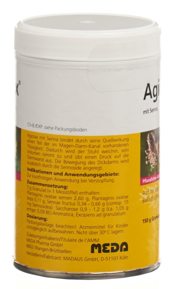 AGIOLAX mit Senna Gran (D) Ds 150 g