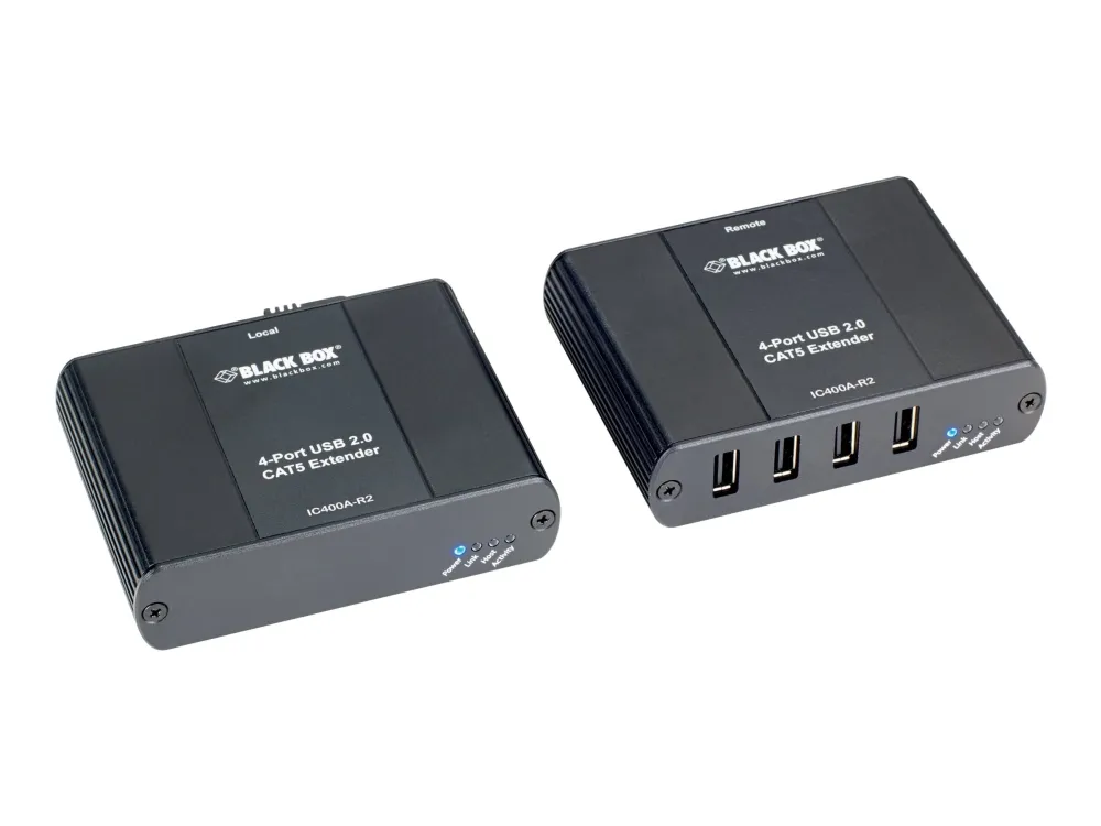 Black Box - USB-forlængerkabel - USB 2.0 - 4 porte - op til 100 m