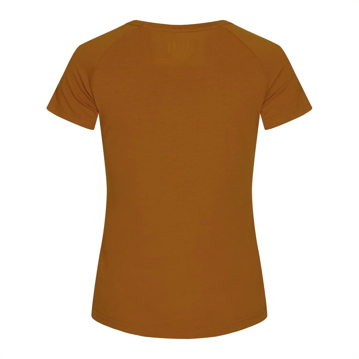 Urberg Women's Vidsel Bamboo T-Shirt Pumpkin Spice