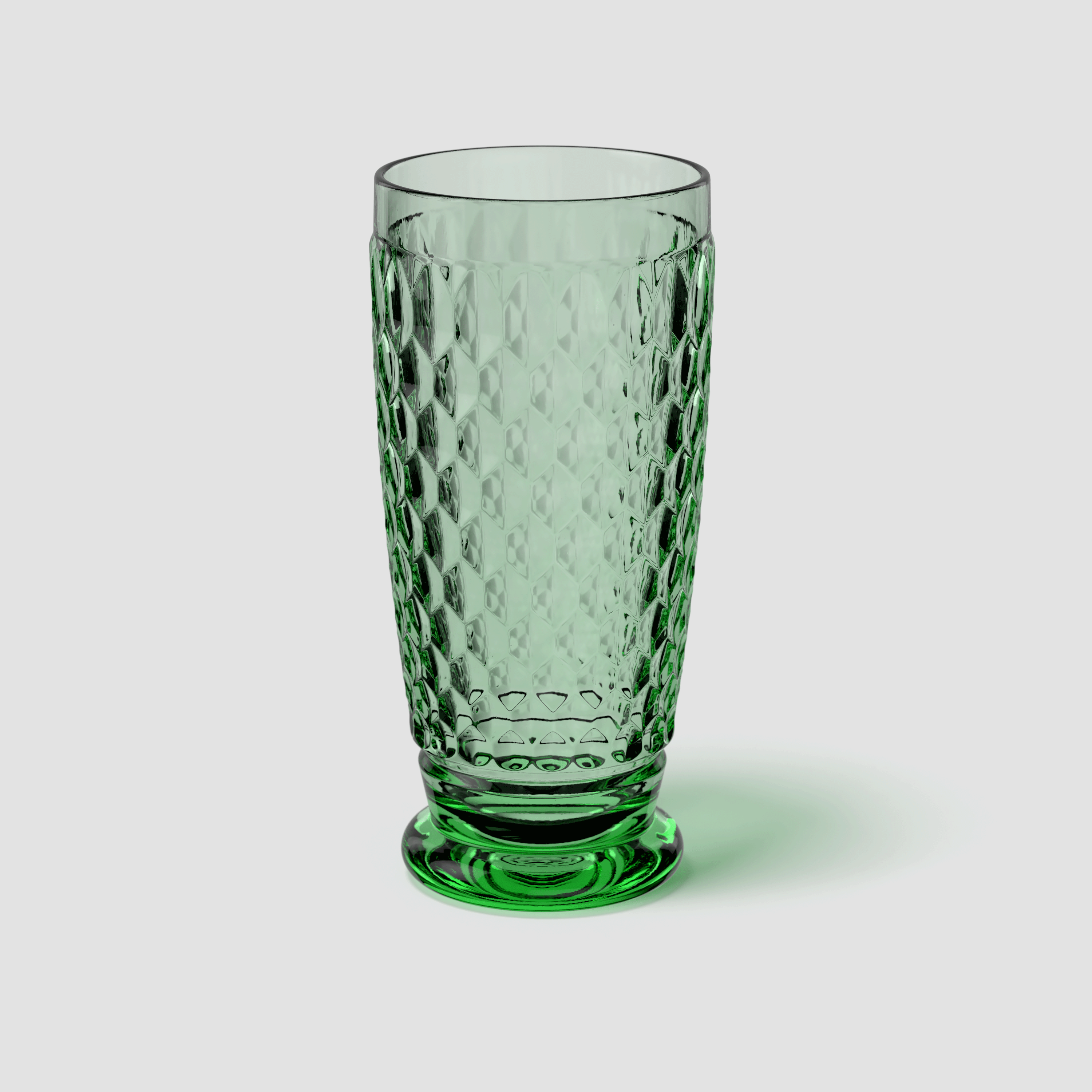 Boston Highball glass Green, 10.2 oz, crystal glass