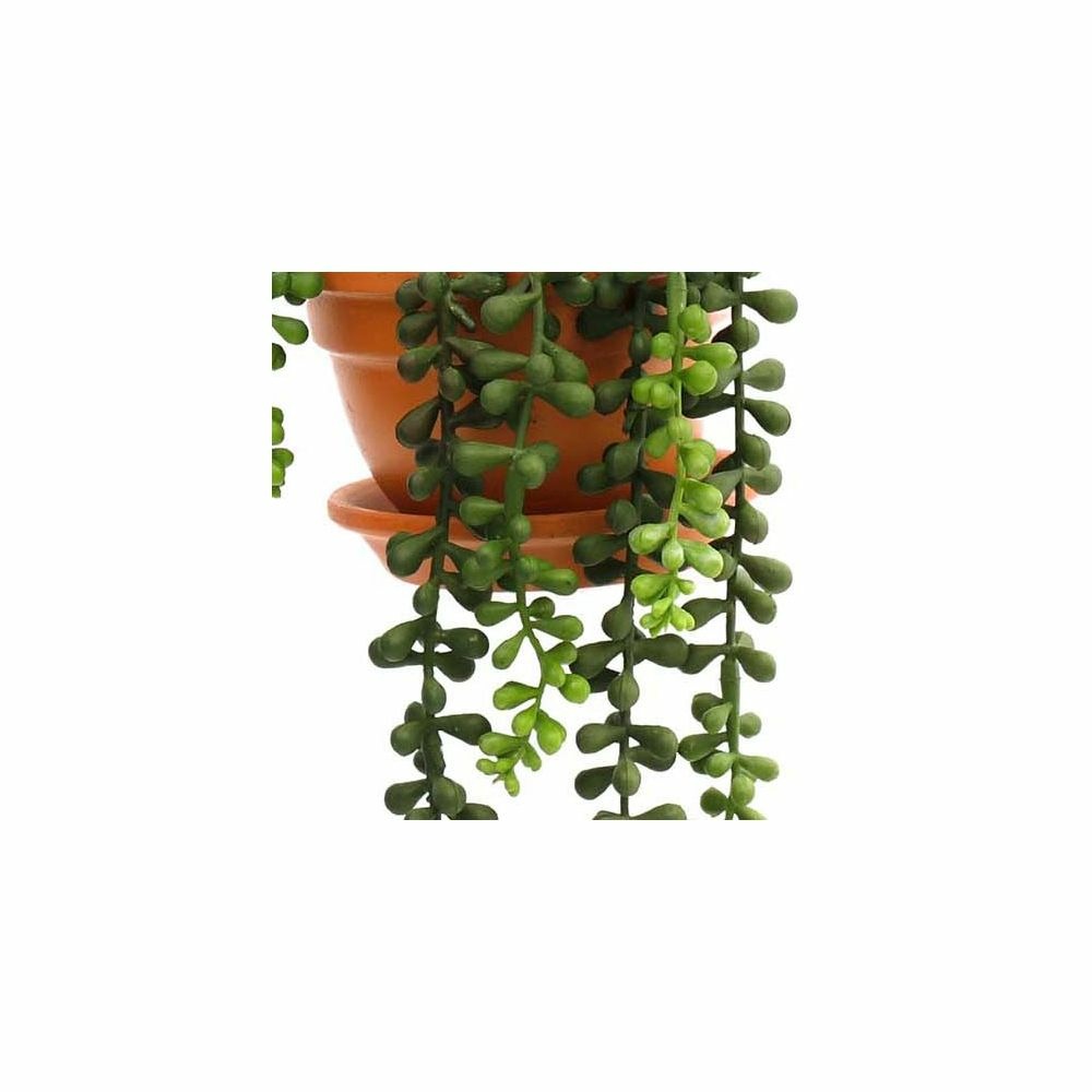 Plantes artificielles en pot terracotta (lot de 3)