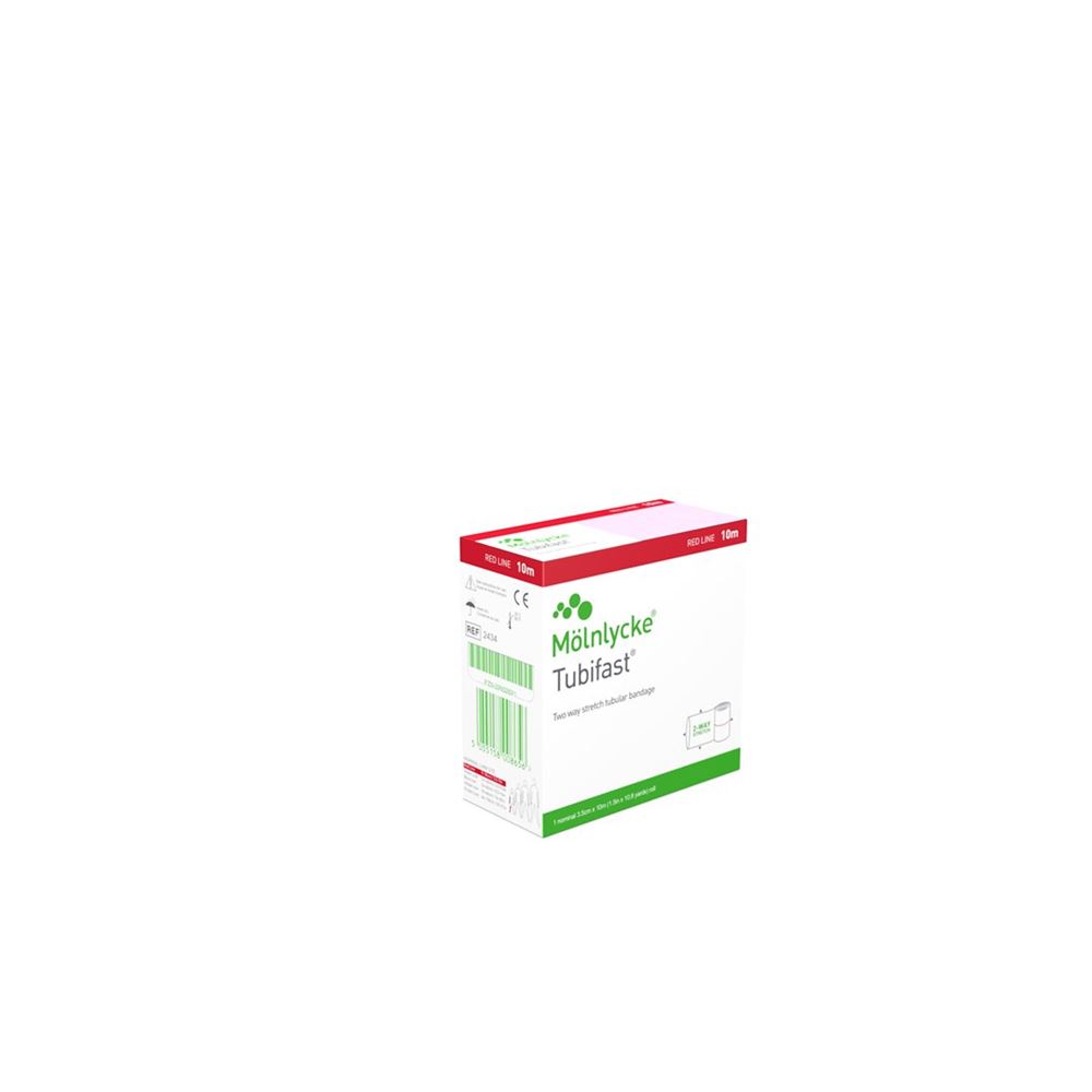 TUBIFAST Schlauchbandage 3.5cmx10m rot 1 Stk
