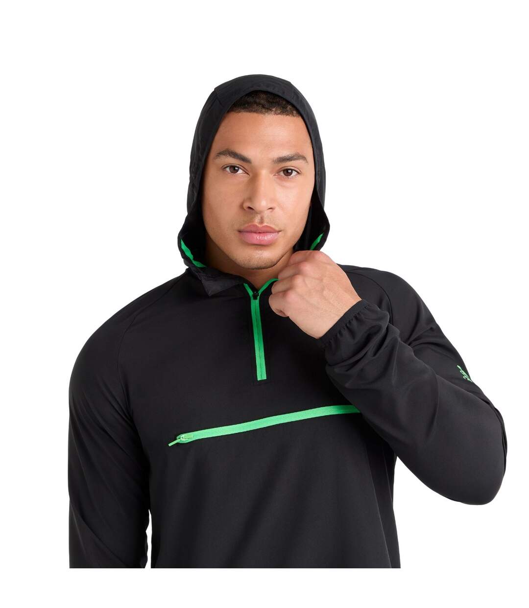 Umbro - Veste PRO ELITE - Homme (Noir / Vert) - UTUO1716