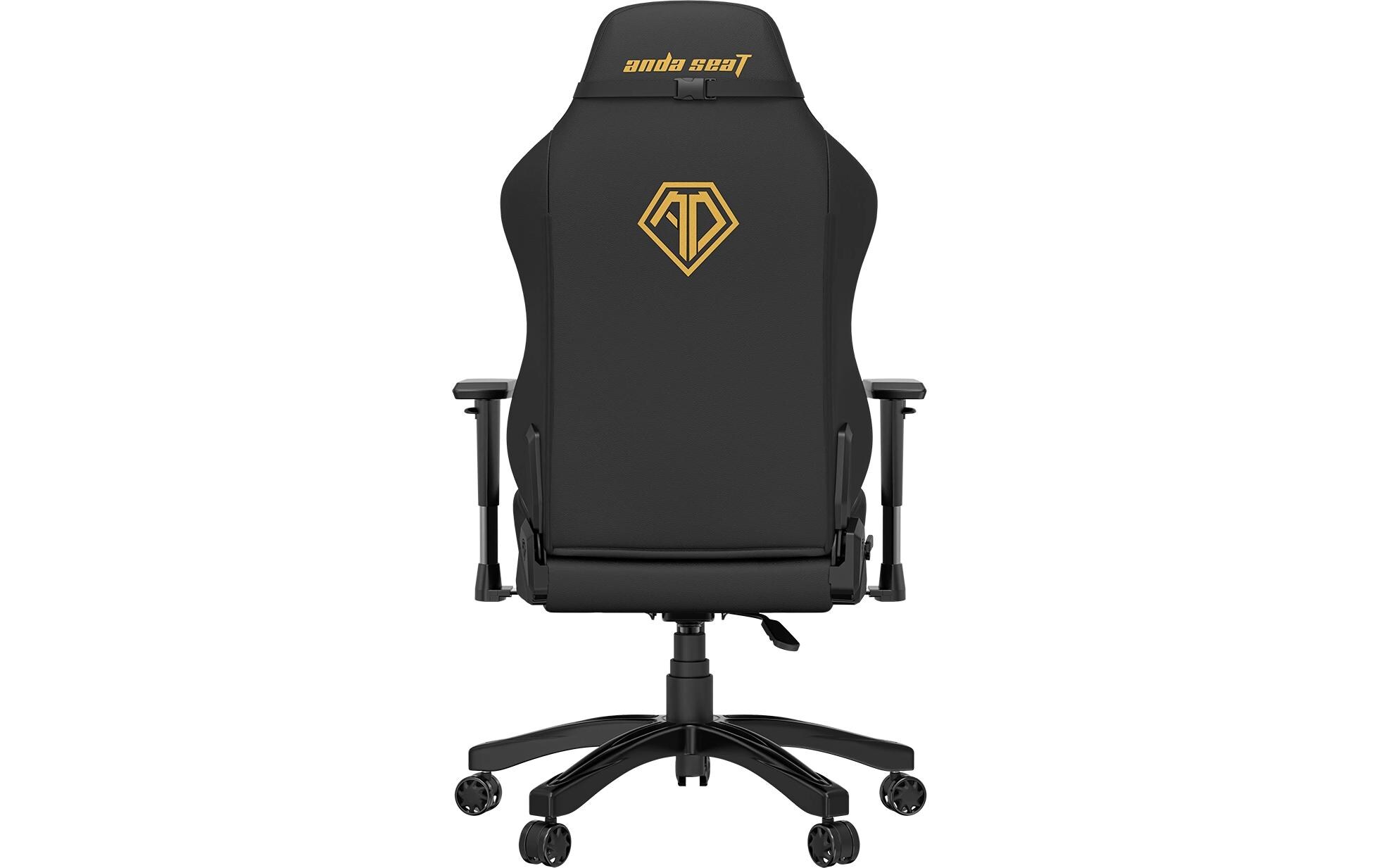Gaming-Stuhl Phantom 3 Schwarz<br>Gaming-Stuhl aus Kunstleder und mit einer Belastbarkeit von bis zu 100 kg