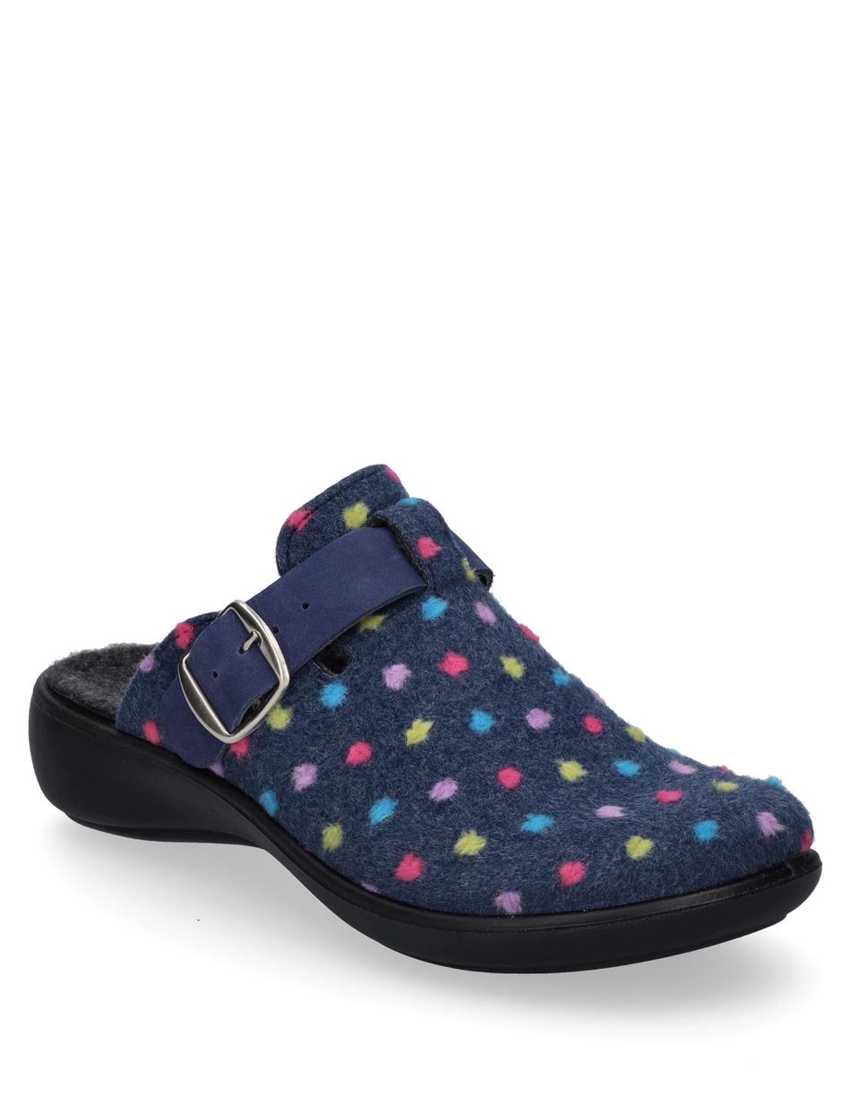 Hausschuh Korsika 352, jeans-multi
