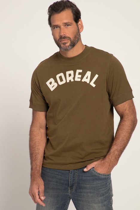 T-Shirt, Halbarm mit Bündchen, Badges, bis 8 XL