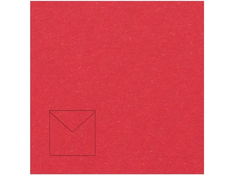 Rico Design Paper Poetry Essentials Umschlag Rot Kuvert quadratisch