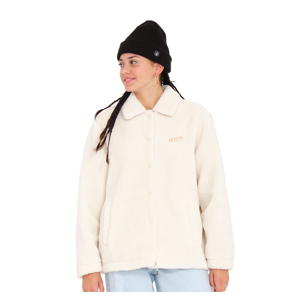 Volcom BLASTONE COAT - Polaire Femme cloud