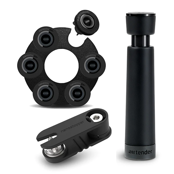 Coffret vide d'air pour le vin et les aliments Airtender
