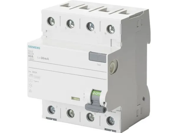PFI 4-polet Type B 40A 300 mA 400VAC korttidsforsinket
