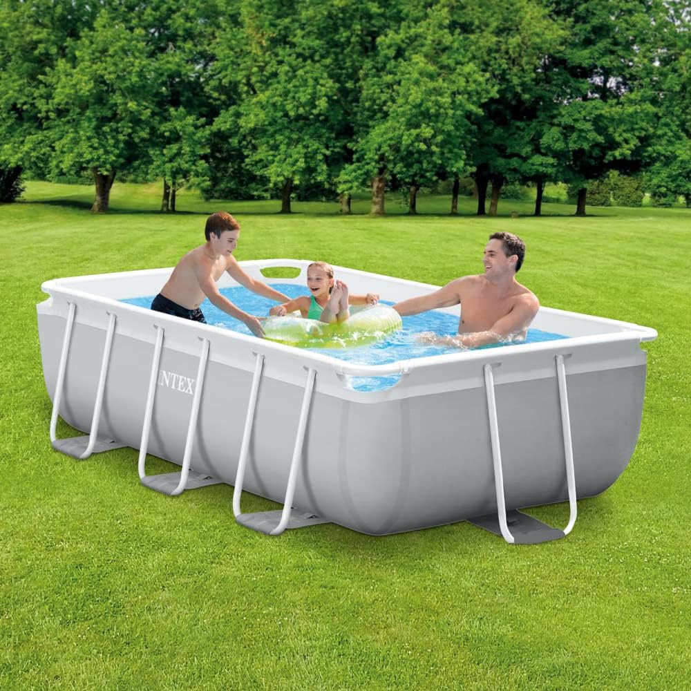 Intex 3M X 1.75M X 0.8M Prism Frame Rectangular Pool Set