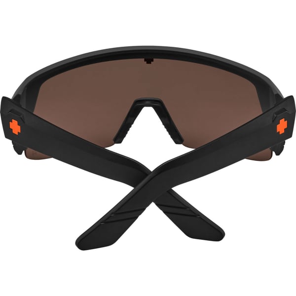 Lunette vélo SPY MONOLITH 5050 MATTE BLACK HAPPY BRONZE ORANGE SPECTRA MIRROR