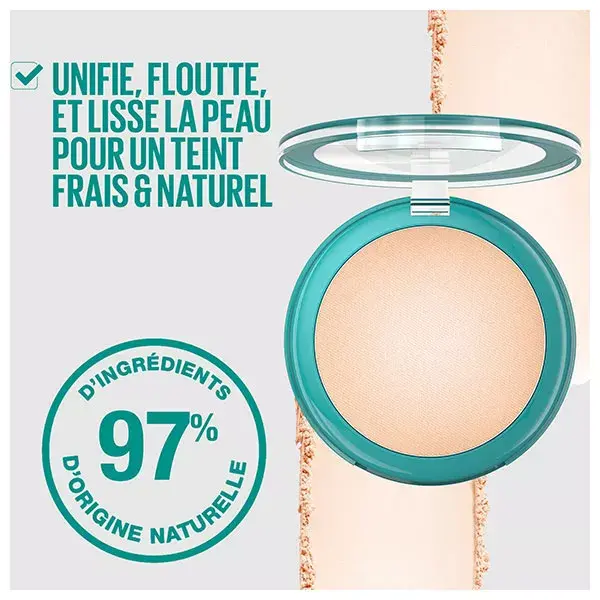 Maybelline New York Green Edition Poudre de Teint Blurry Skin N°120 9g