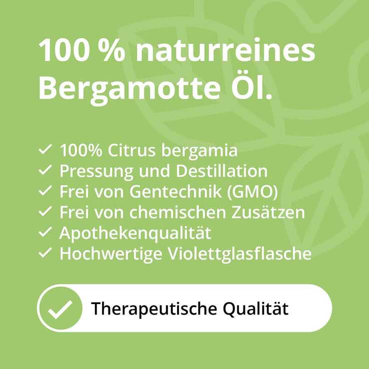 Bergamotte Öl naturrein ätherisch, 10 ml