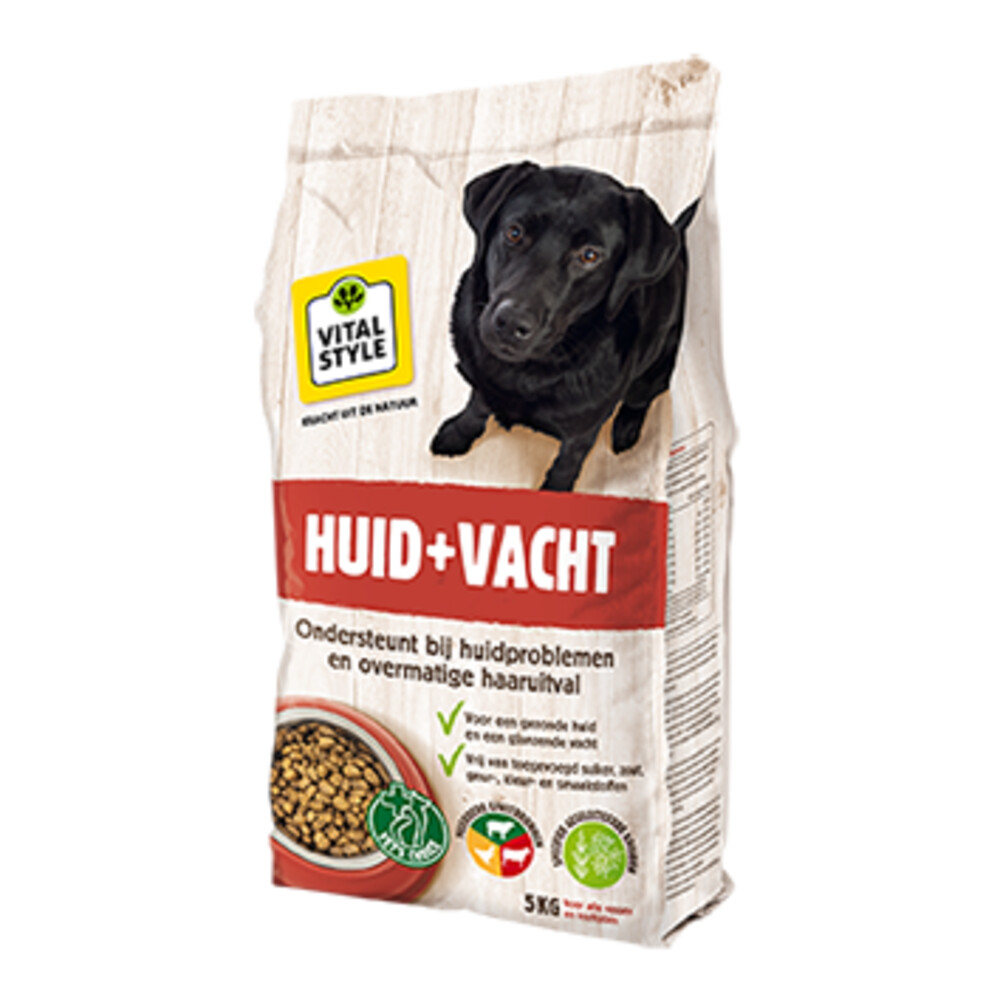 VITALstyle Hondenvoer Huid & Vacht 5 kg