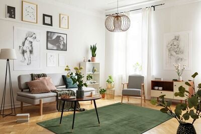 KM Carpets Cozy Gulvteppe 133x190, Green