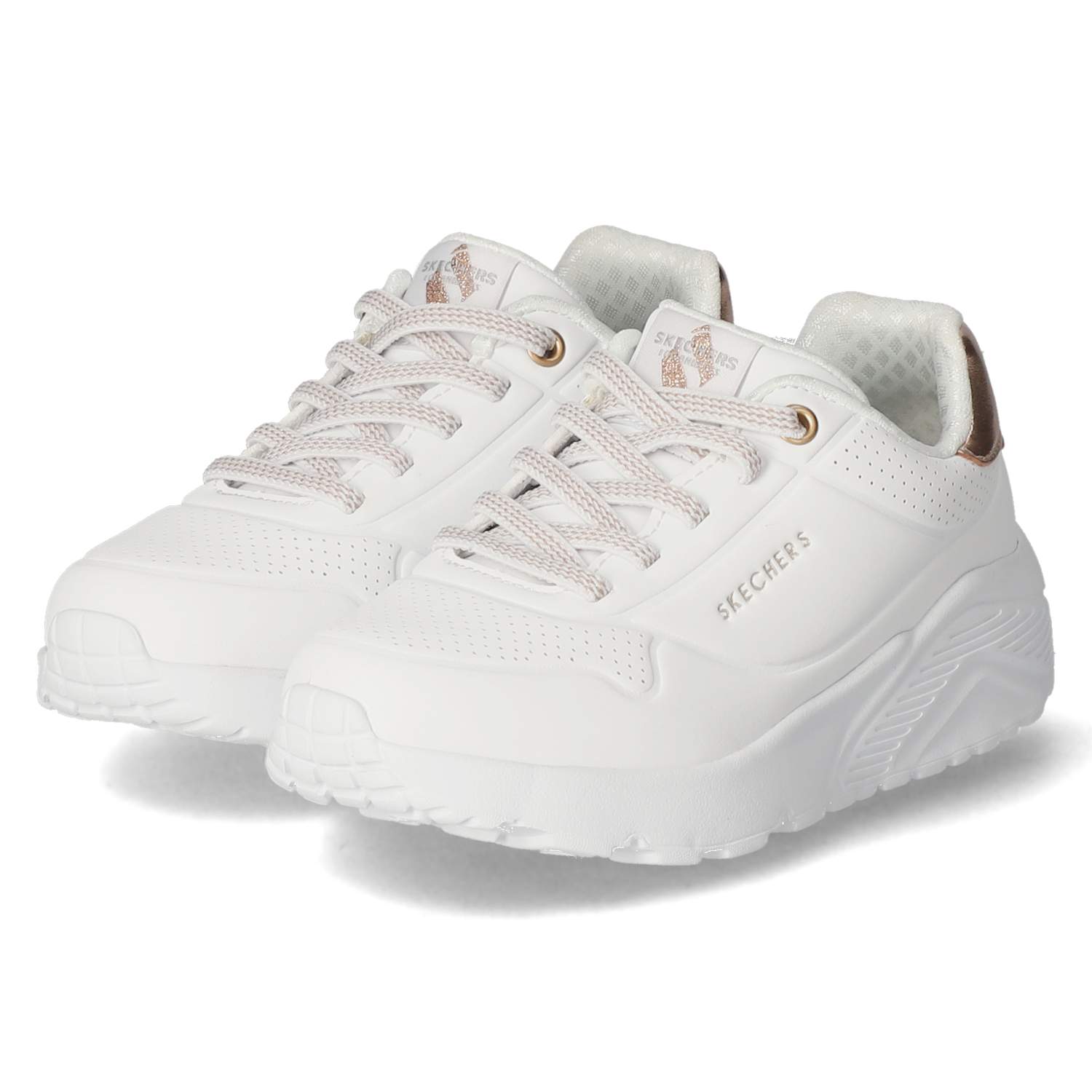 Skechers Low Sneaker METALLIC MODE - white
