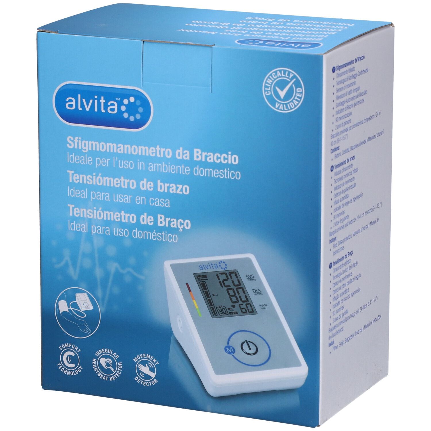 alvita® Oberarm-Blutdruckmessgerät