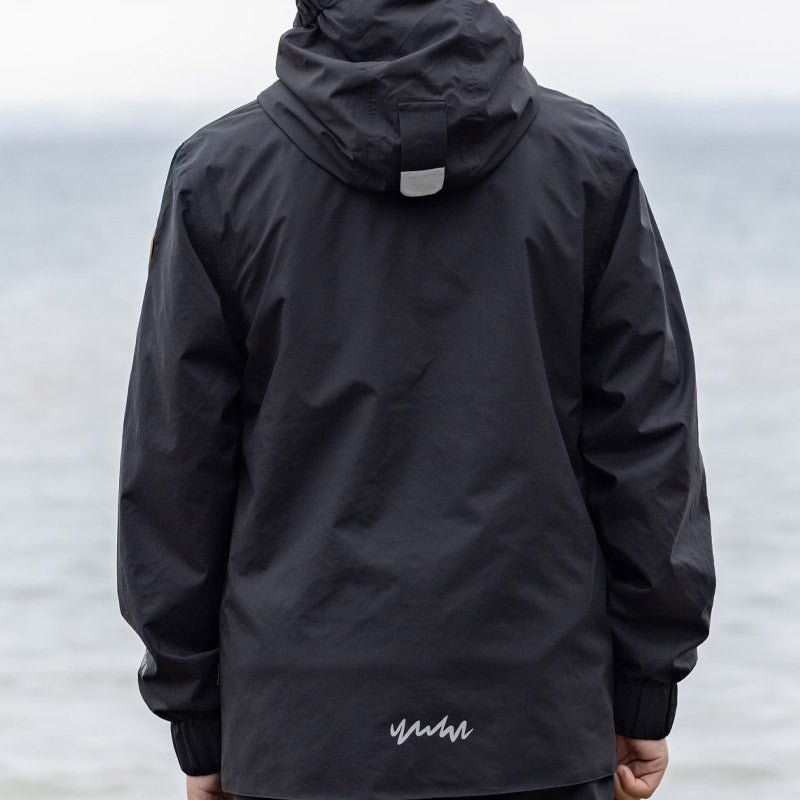 Kinder Suri Regenjacke black