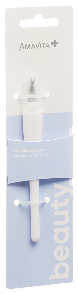 Amavita Beauty Nagelhautmesser weiss 1 Stk
