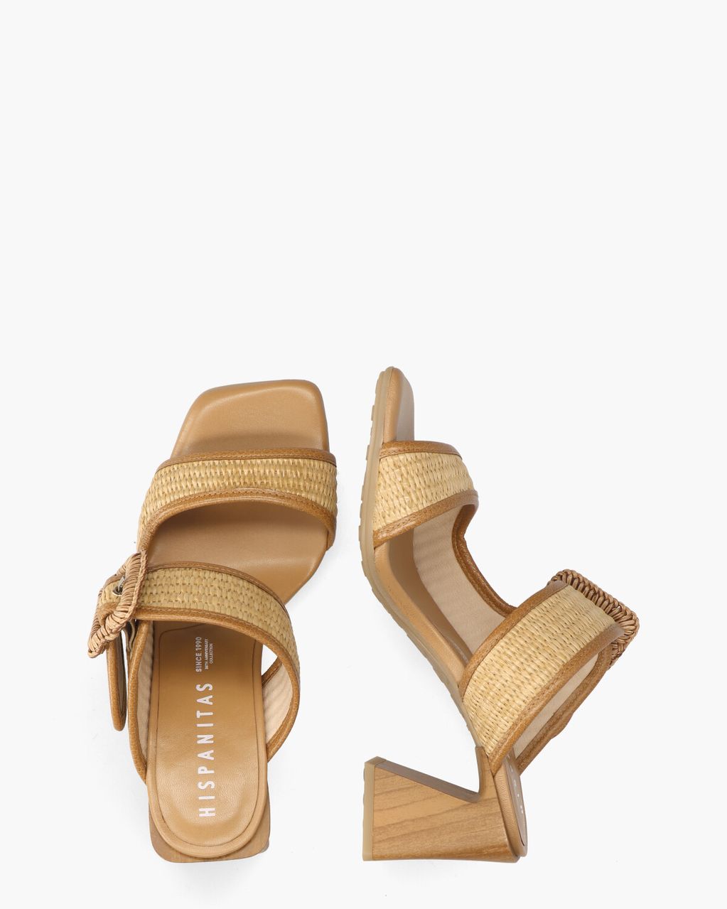 Hispanitas RHV254048 Naturel/Cognac Damesslippers