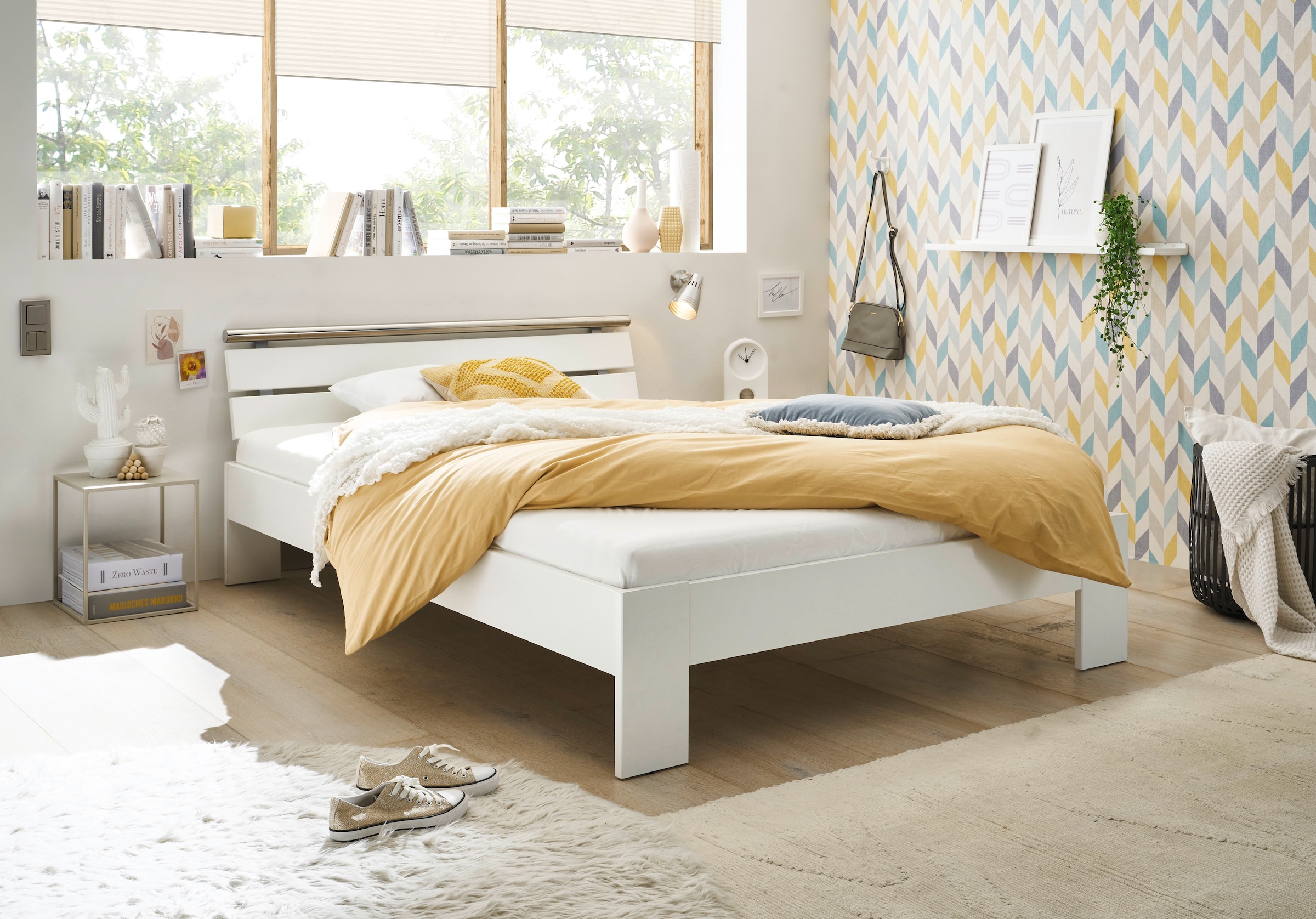 Schlafkontor Futonbett »Nizza« Breite 140 cm, mit XXL Belastbarkeit bis zu 200 kg