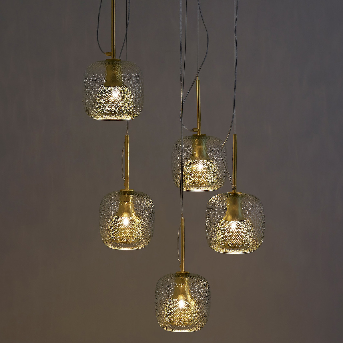 AM.PM<br>Luminária pendente com 5 lâmpadas Mistinguett