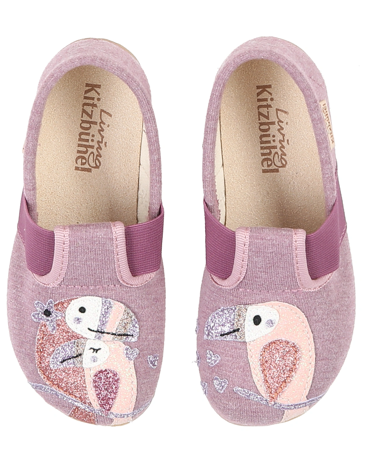 Hausschuhe T-MODELL PAPAGEI in mulberry